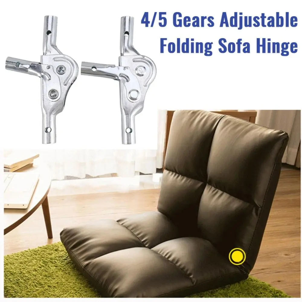 Steel Sofa Angle Adjuster Joint 4/5 Gears Adjustable Three Tube Folding Sofa Hinge Foldable Chair Angle Adjuster For Chair/Sofa