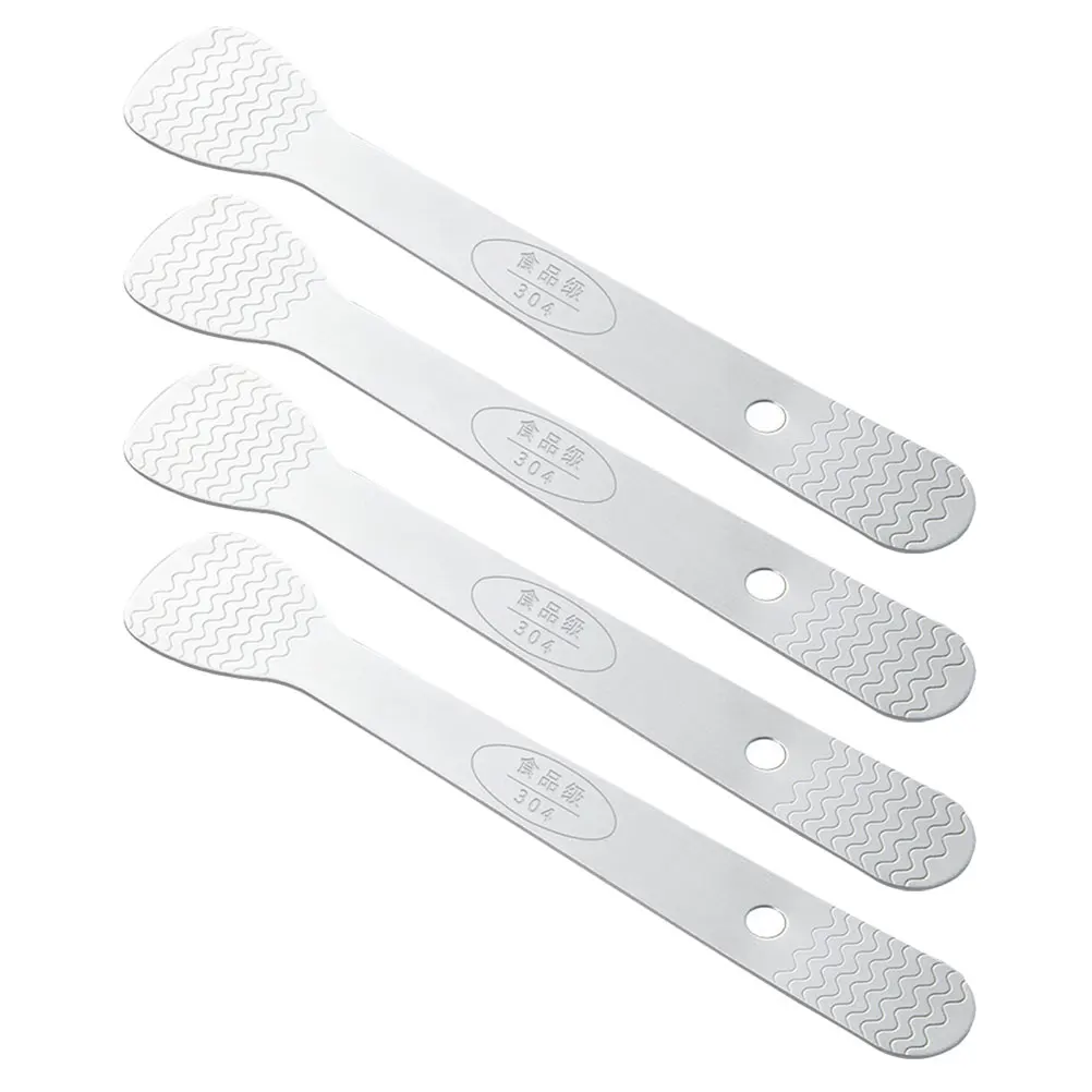 

4pcs Stainless Steel Dumpling Spoon Stuffing Shovel Household Scoop Dessert Tool Food Scoop Wonton Spatula Easy