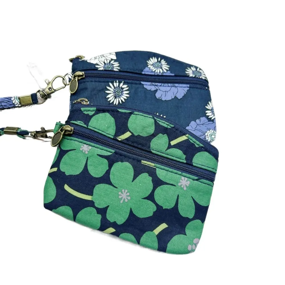 Cute Waterproof Coin Bag Simple Short Zipper Purse Multi-function Handbag