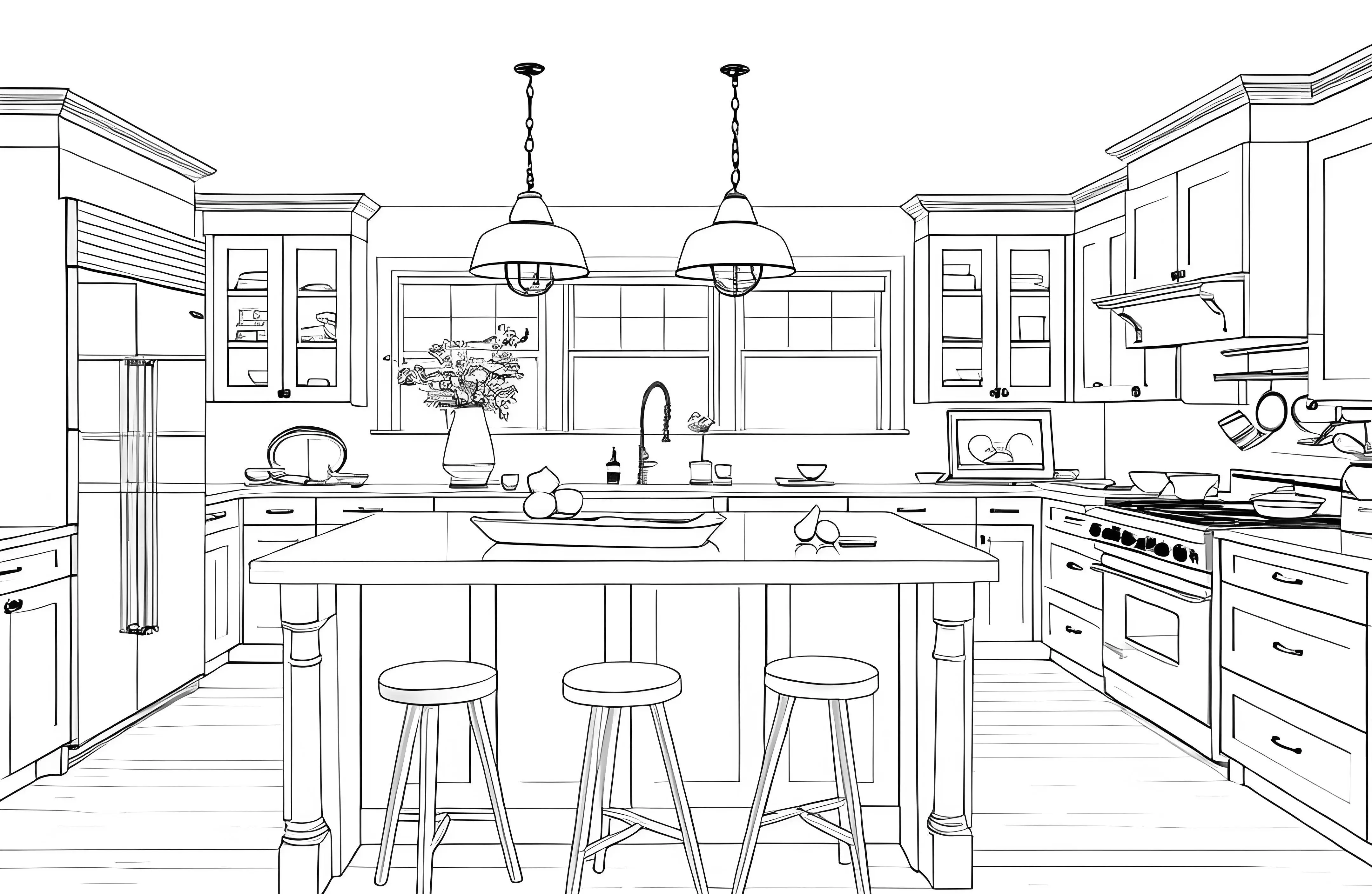 Design drawings(kitchen cabinet