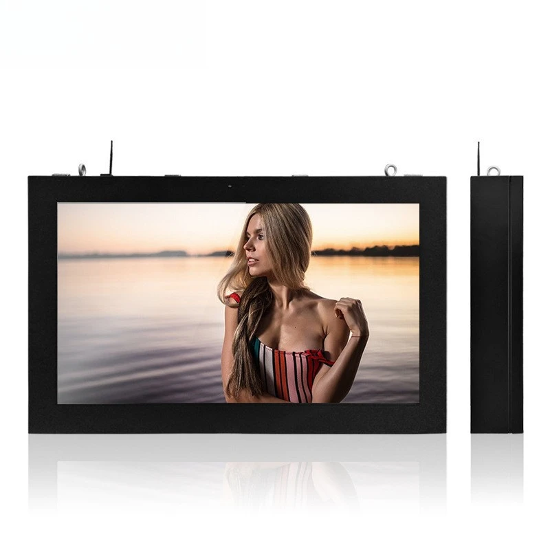 Outdoor vertical wall advertising machine 65 inch LCD touch screen all-in-one machine high definition advertising display