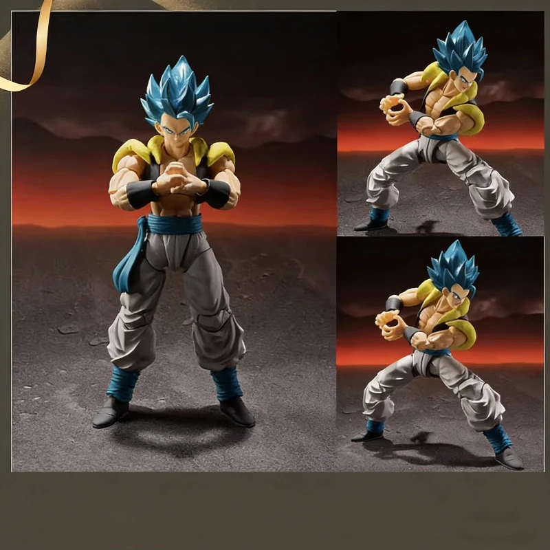 

Фигурка Гоуджеты (Супер Сайянин Блю) из Dragon Ball Super, 16 см, с подвижными суставами, аниме-модель, коллекционная игрушка, украшение для рабочего стола, подарок для мальчиков