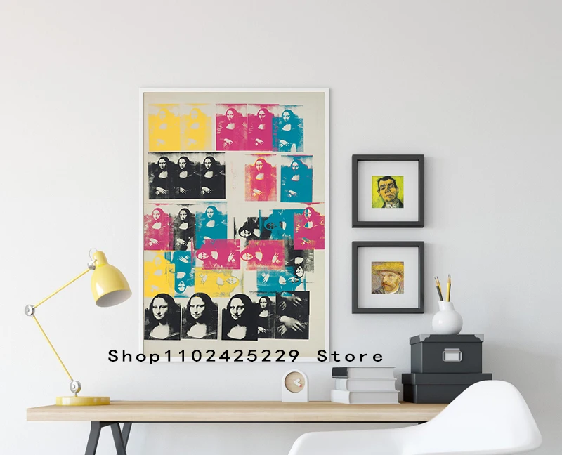 Classic POP Art Abstract Paintings By Andy Poster Canvas Printing Money POP Artwork Prints Modern Fashion Home Room Bar Decor