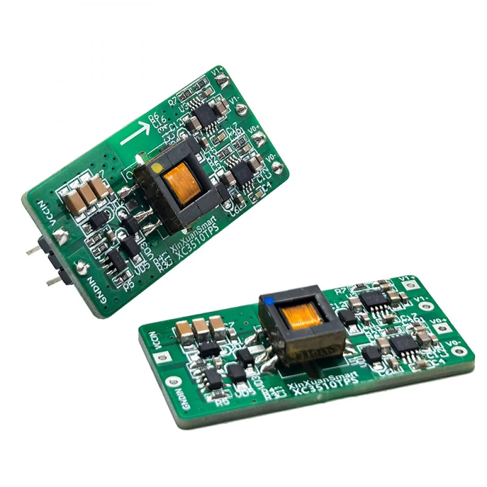 Ultra-low Ripple Power Board 3.3-36V Input to ±12V/±15V Step-up/Down Isolated Single-channel to Dual-channel Power Supply Module