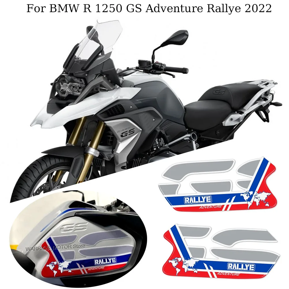 

R1250GS Adv For BMW R 1250 GS Adventure Rallye 2022 Fuel Tank Pad Waterproof Anti-scratch Motorcycle 3D Protector Sticker