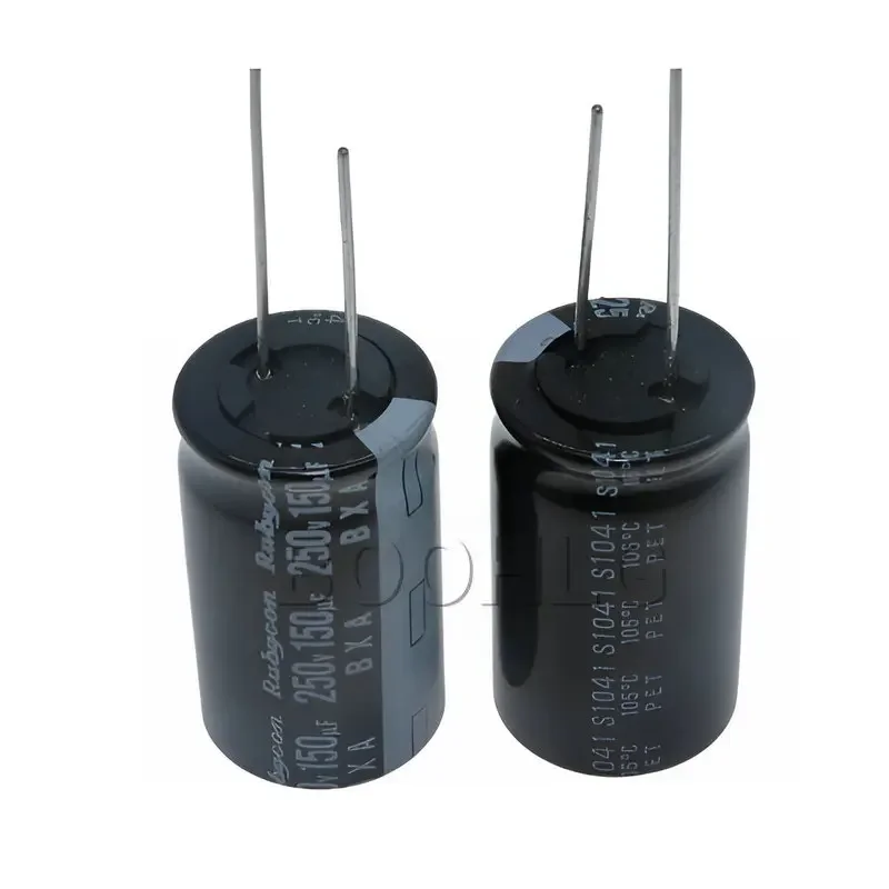 Capacitor eletrolítico importado do rubi japonês, alta frequência, baixa resistência, longa vida útil, 250V, 150uf, 18X30 BXA, 10 PCes