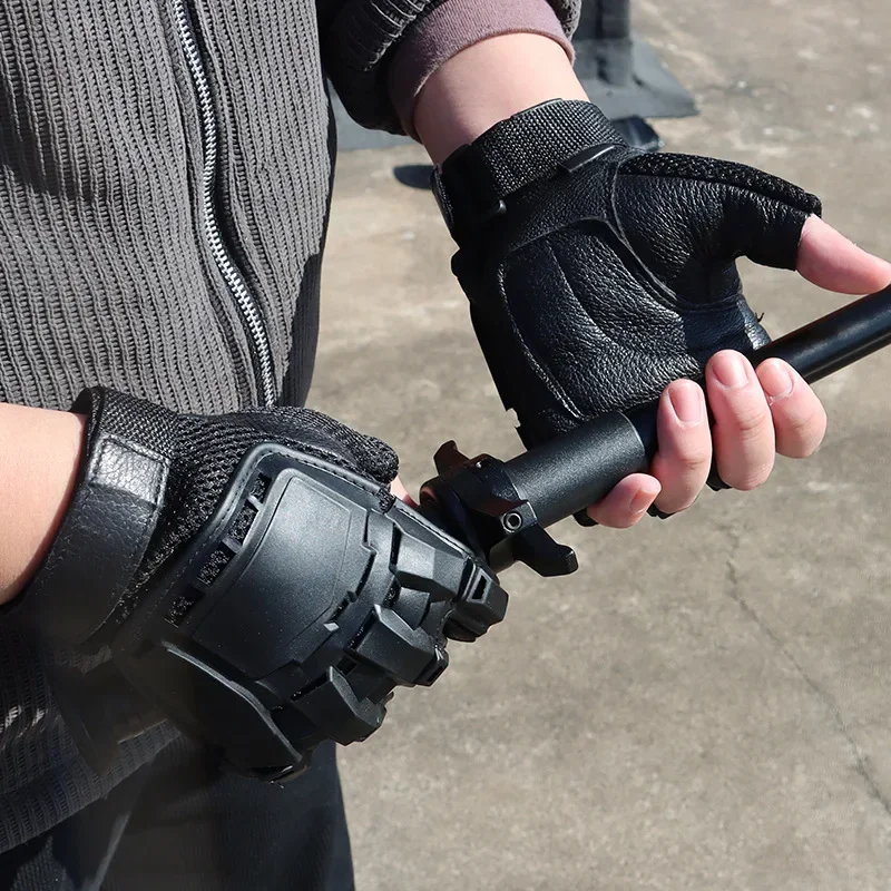 Unisex Breathable Riding Gloves, Full & Half Finger Non-slip Shockproof Gloves for Motorcycle, Cycling, Climbing Outdoor Sport