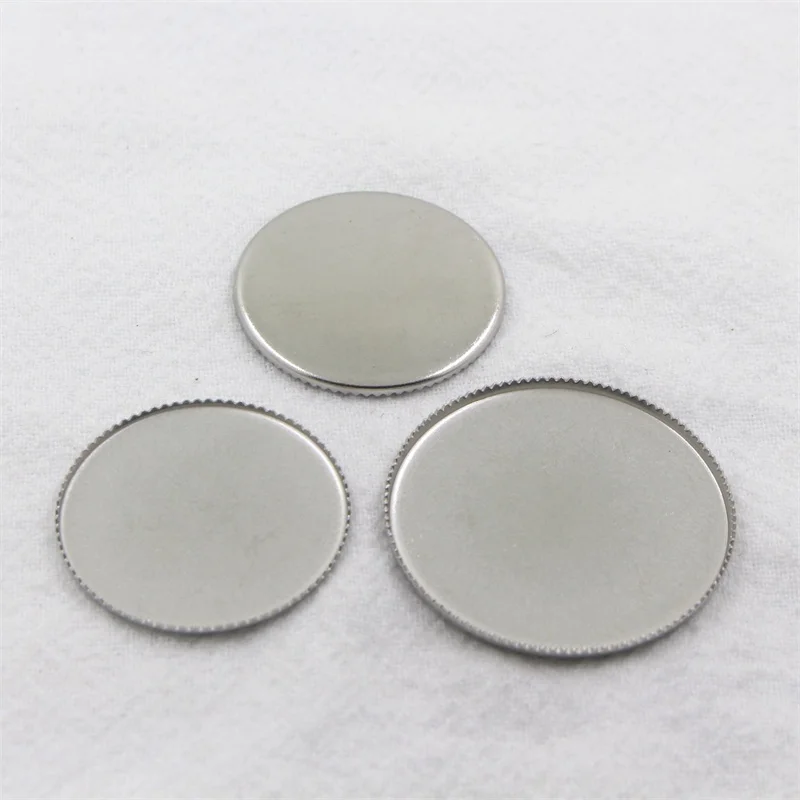 BoYuTe (100 Pieces/Lot) Stainless Steel 15-20-25-30mm Cabochon Base Blank Tray Materials Diy Jewelry Accessories