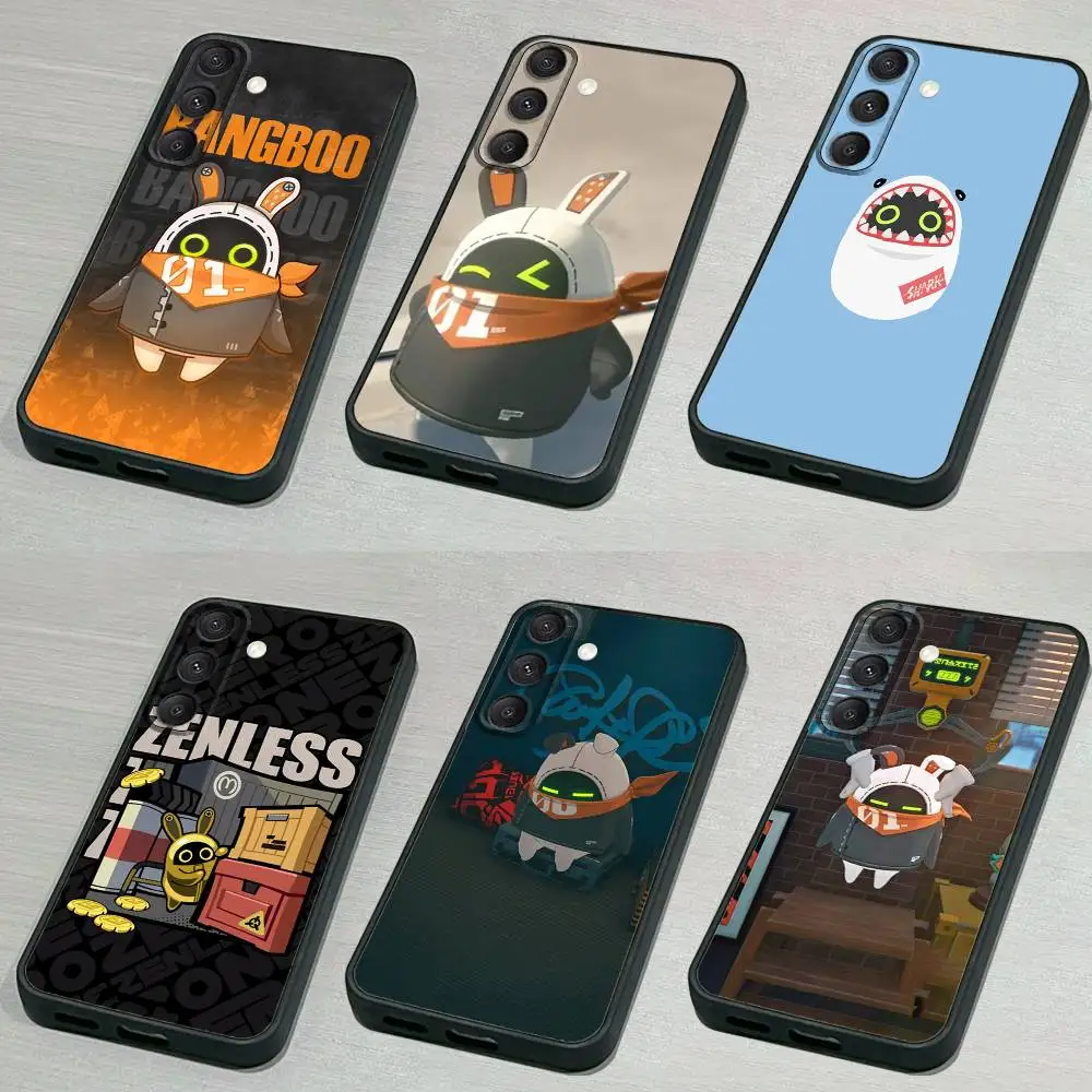 

Zenless Zone Zero BangbooS Phone Case For Samsung S 25,24,23,22,30,21,10,9,Ultra,Plus,Lite,FE,4,5G Black Soft Case