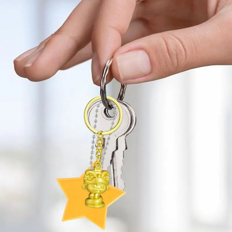 Snake Souvenir 2025 New Year 2025 Souvenir Snake Chinese Keychain Charm Chinese 2025 Lunar Year Blessing Snake Lucky Charm