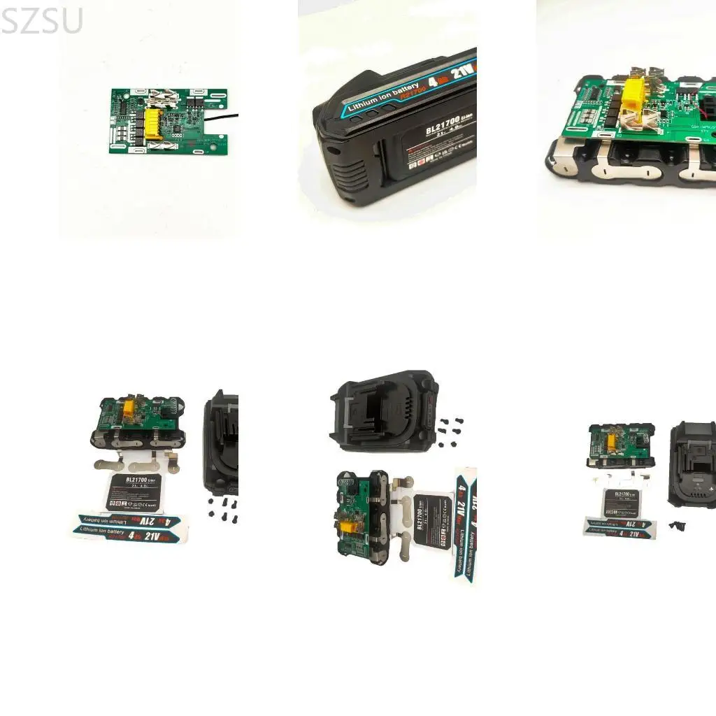 

Многоразовый пластиковый корпус SZSU для обслуживания литиевых батарей 18V 5S2P 5x21700 BL1830