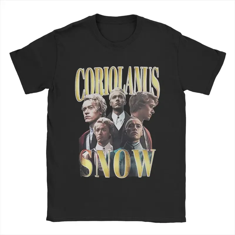 Y2K Coriolanus Snow Tom Blyth T For Men Cotton Hipster T- O Neck Tee Shirt Short Sleeve Tops Plus Size