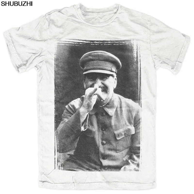 

Funny Humor Stalin Jokes UDSSR Russia T Shirt. New 100% Cotton Short Sleeve O-Neck T-shirt Casual Clothing Mens Top