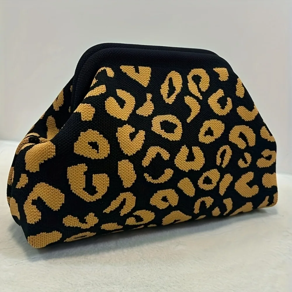 Aus China: Gestrickte Kosmetiktaschen mit großer Kapazität für Damen, Reiseaccessoires, Aufbewahrung von Kosmetik- und Hautpflegeprodukten – Detail 7