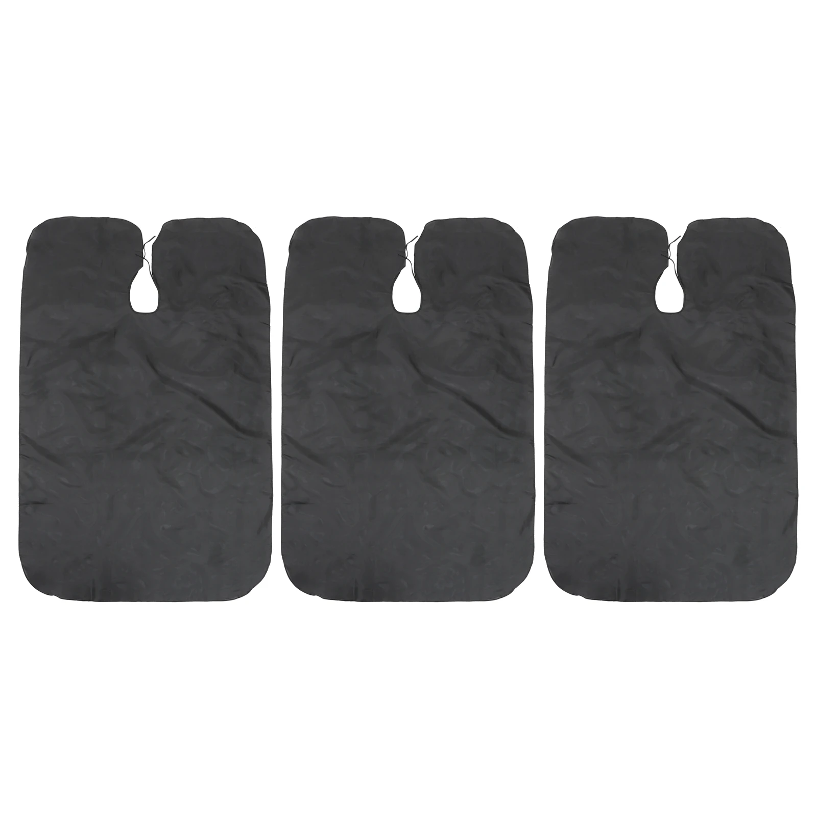 

3Pcs Black Hair Cutting Cape Professional Barber Cloth Salon Towel DIY Home Use Hairdressing Tool Styling Care Wash Cut Hair