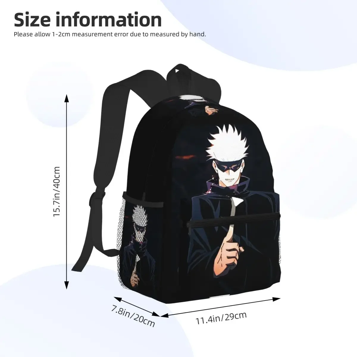 Qwooxy On Instagram Satoru Gojo Jujutsu Kaisen Student Backpack School Bag Hiking Daypack for Boys Girls Bookbag Shoulder Bags