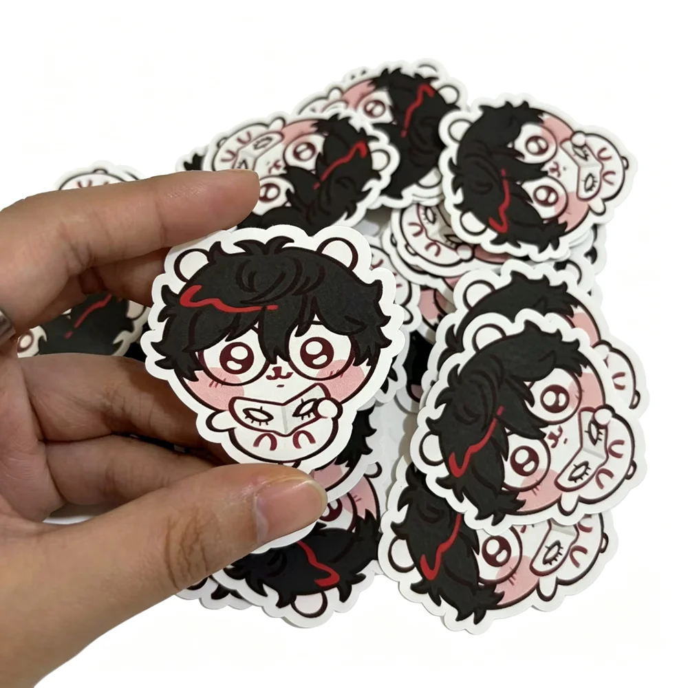 100Pcs Custom  Stickers, Waterproof Die Cut Decals, Personalized Character Stickers for Party Decor & Gift Packaging view 6