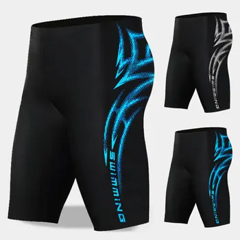 Schnell trocknende Badehose für Herren, sexy Badebekleidung, Boxershorts, enge Badehose, Übergröße, neu