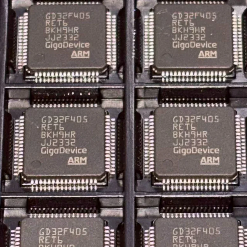 GD32F405RET6 GigaDevice 32-Bit Microcontroller, ARM Cortex-M4 with FPU, 168MHz, 512KB Flash, 192KB RAM, 51 I/O, 12-bit ADC/DAC,