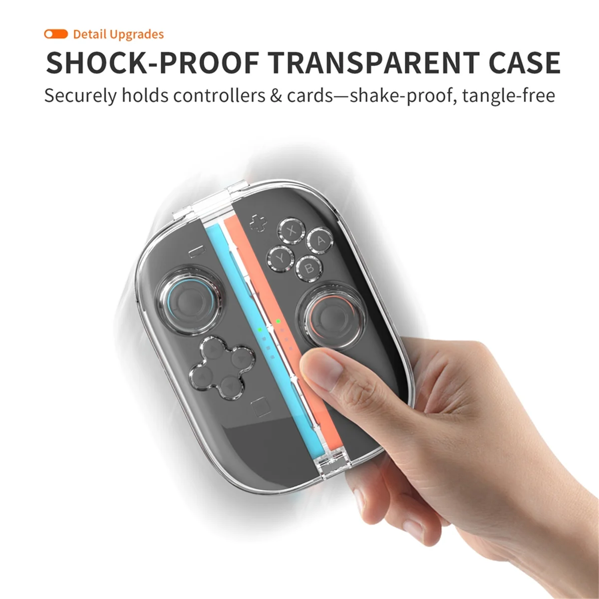 AT59 boîte de rangement transparente pour Nintendo Switch 2 Console de jeu boîte étui de protection pour Switch 2 contrôleur de jeu coque rigide
