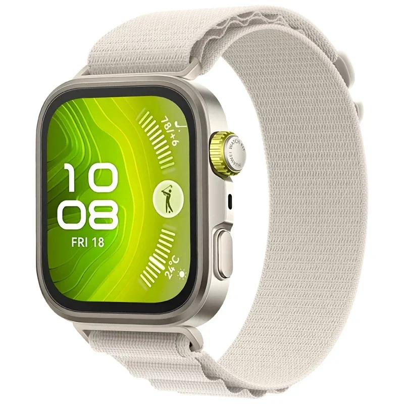 حزام من النايلون بحلقة جبال الألب لساعة Huawei Watch Fit 3/4/4 Pro سوار معصم بديل قابل للتنفس لساعة Huawei Watch Fit 4 معصمه #2