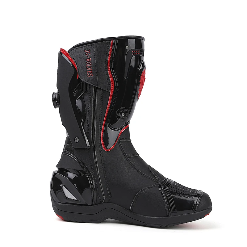 NEW Motorcycle Boots Motorbiker Riding Shoes Men Motorboats Off-road Touring Boots Motocross Boots Motorcyclist Shoes Protective