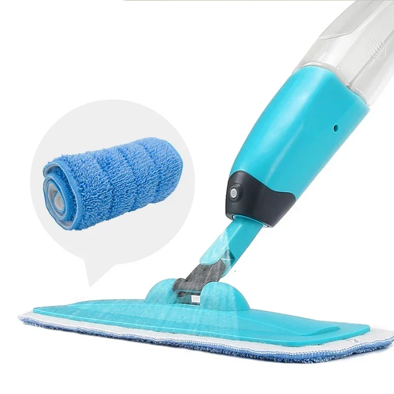 Fiber 14*42cm Practical Reusable Mop Pad Cloth Replacement Color At Random Washable Household Floor Dust Cleaning