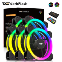 DarkFlas DR11 Pro Cooler PC Case Fan RGB 120mm Fan Adjust Argb Mute IR AURA SYNC 5V 3PIN Cooler Master RGB Cooling Computer Fans