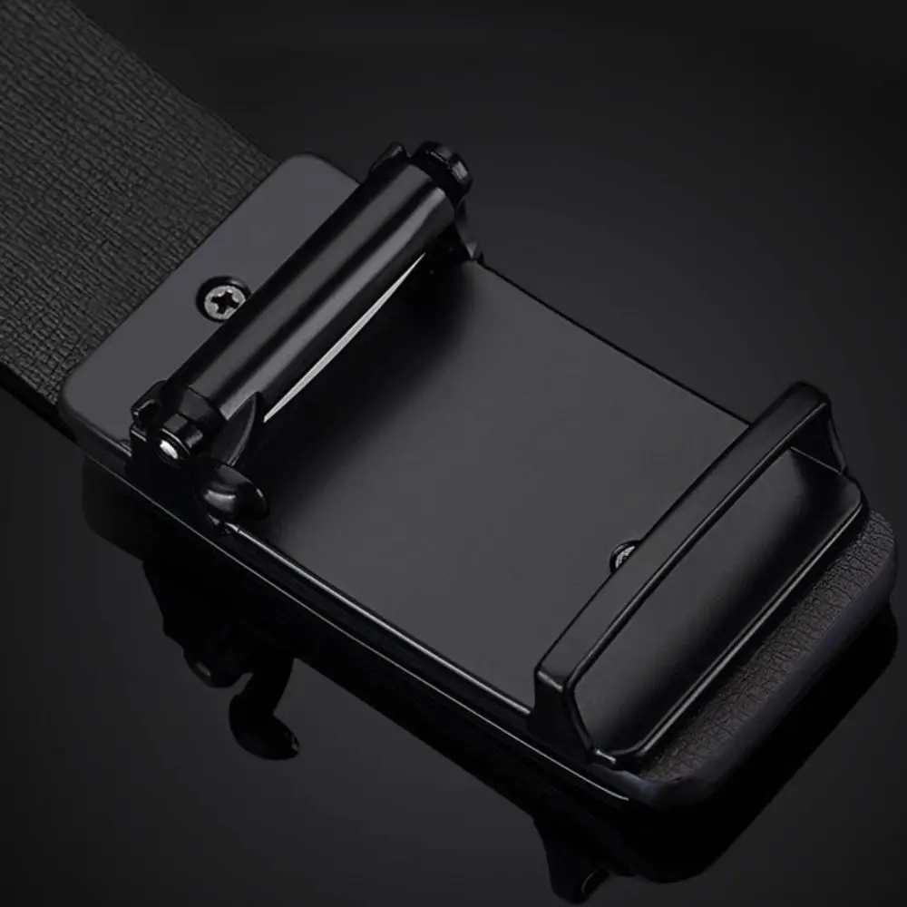 حزام جلد الأعمال المعدنية التلقائي مشبك العلامة التجارية الفاخرة تصميم أحزمة الخصر لأحزمة حزام الرجل