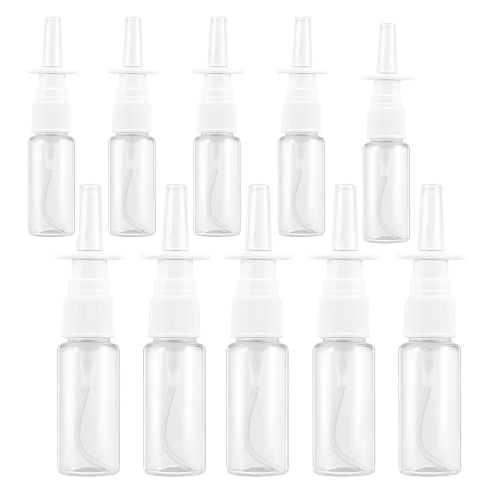 Garrafas de spray para cabelo Névoa e Rinite, Travel Container, Dividindo Prata, Toner Maquiagem, Toner, 10 Pcs