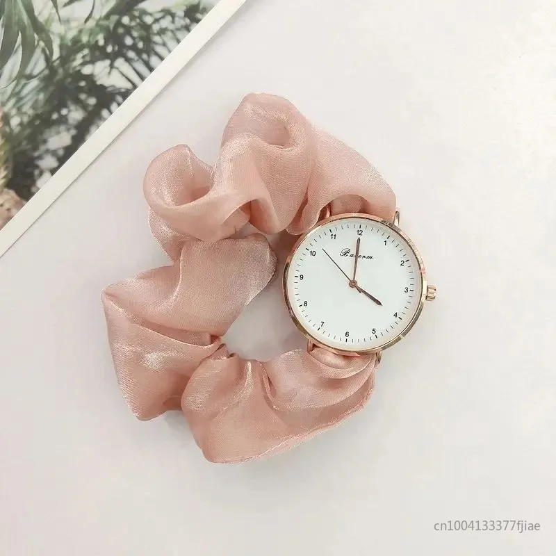 Creative Ribbon Digital Watch Little Fairy Elegant Personality Student Girl Ribbon Watch Without Clasp Bracelet Watch Reloj