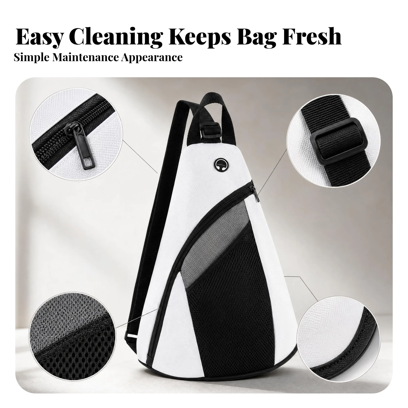 Breathable Wear-Resistant Triangular Backpack Sports Bag Hard Shell Backpack Streamlined