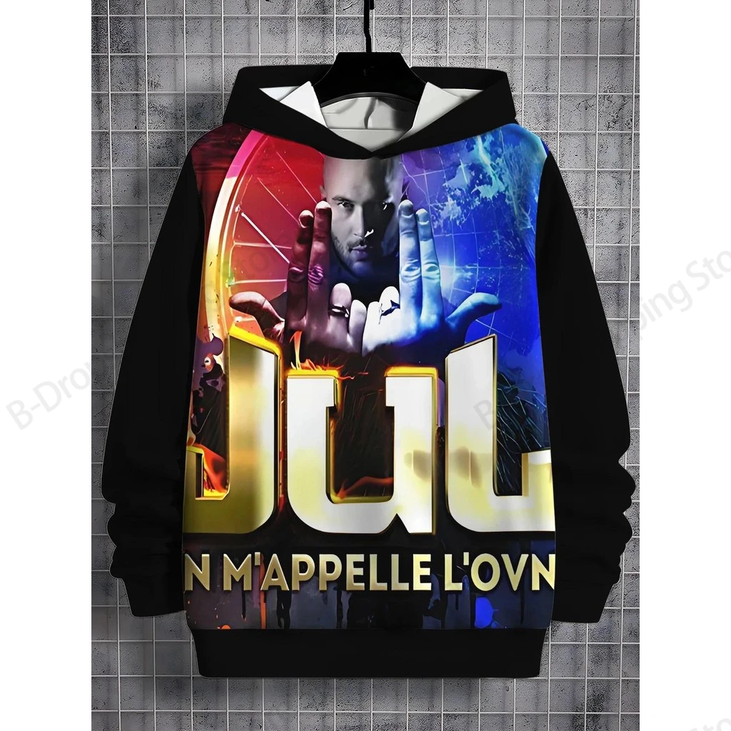 

2025 New Rapper JuL C'est Pas Des Lol 3D Print Hoodie Men Women Fashion Casual Hoodie Sweatshirt Casual Tracksuit Men's Clothing