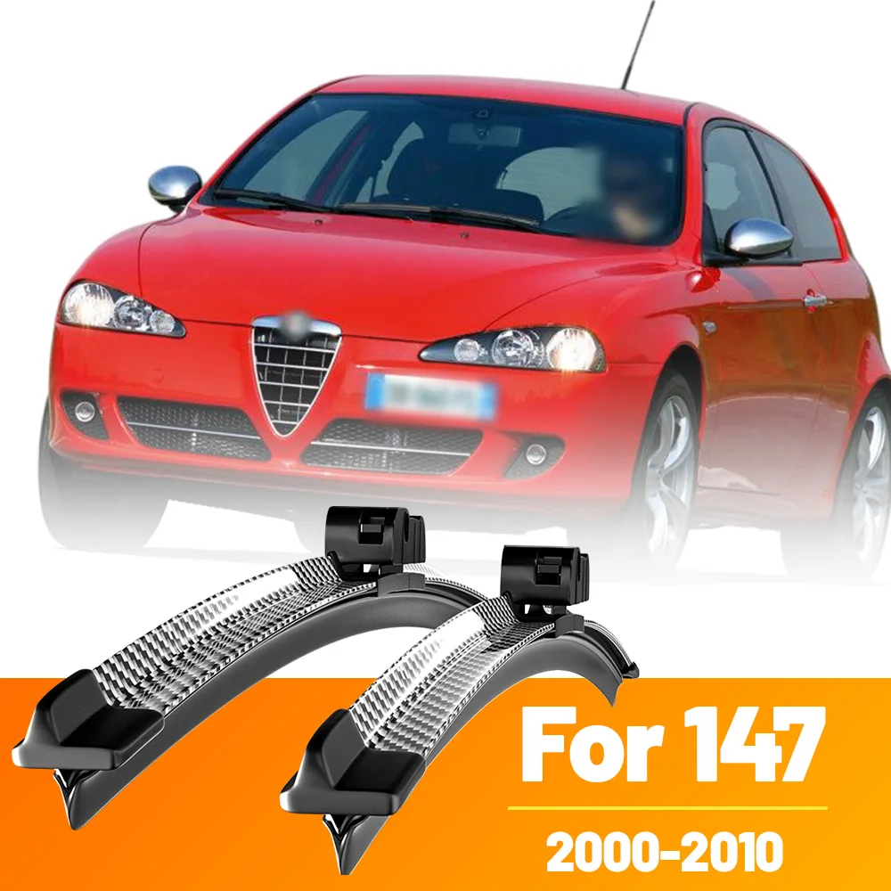 2 stücke Frontscheibe Scheibenwischerblätter Carbon Faser Scheibenwischer Für Alfa Romeo 147 2000-2010 2001 2004 2005 2006 2008 2009