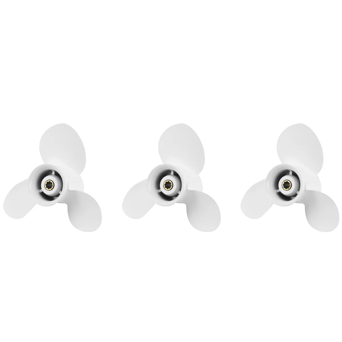 

3X Propeller 9 1/4X11 for Yamaha Outboard Engines 9.9 HP F9.9 15HP F15C F15 F20 8 Tooth Spline RH 63V-45943-00-EL