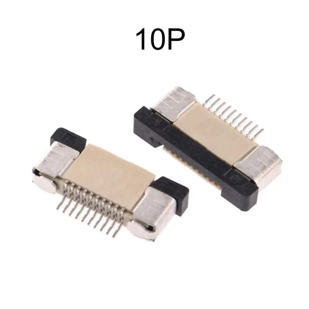 Flat Cable Support Socket Spacing 0.5mm FPC Connector Pull-out Type 4pin-14pin LCD Base Upturned Connection