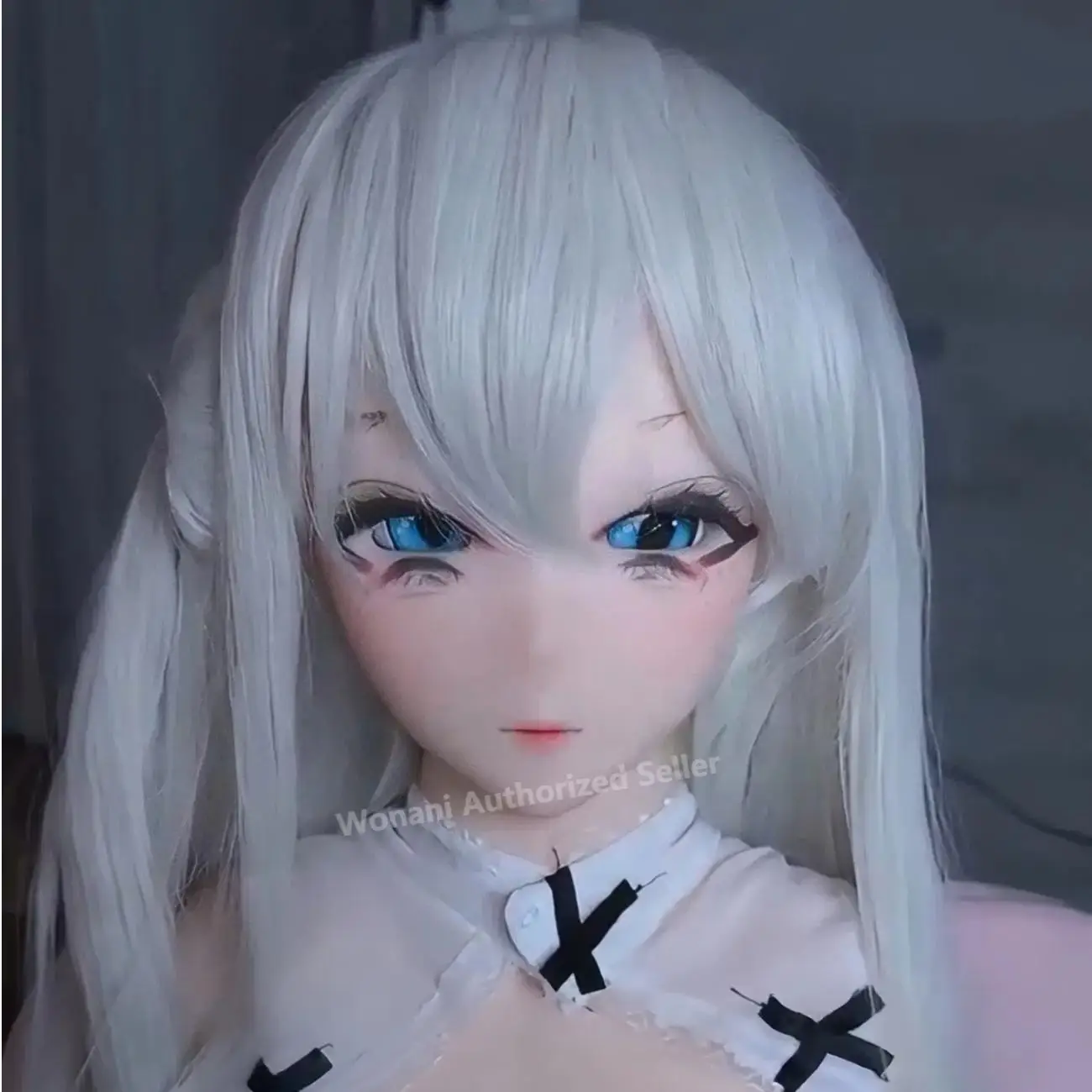 

【Wonanii】Food Grade TPE Small Head Anime-style Head M16 Screw Interface With Wig Pupils Suitable Height 100~125cm Washable