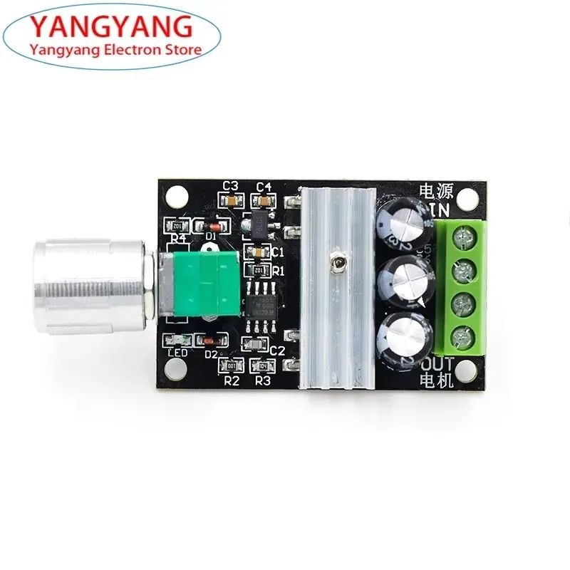 New 3A PWM DC Motor Speed Controller Dimmer Module Stepless Voltage Regulator Governor Adjustable 2A 5A 10A Power Control Switch