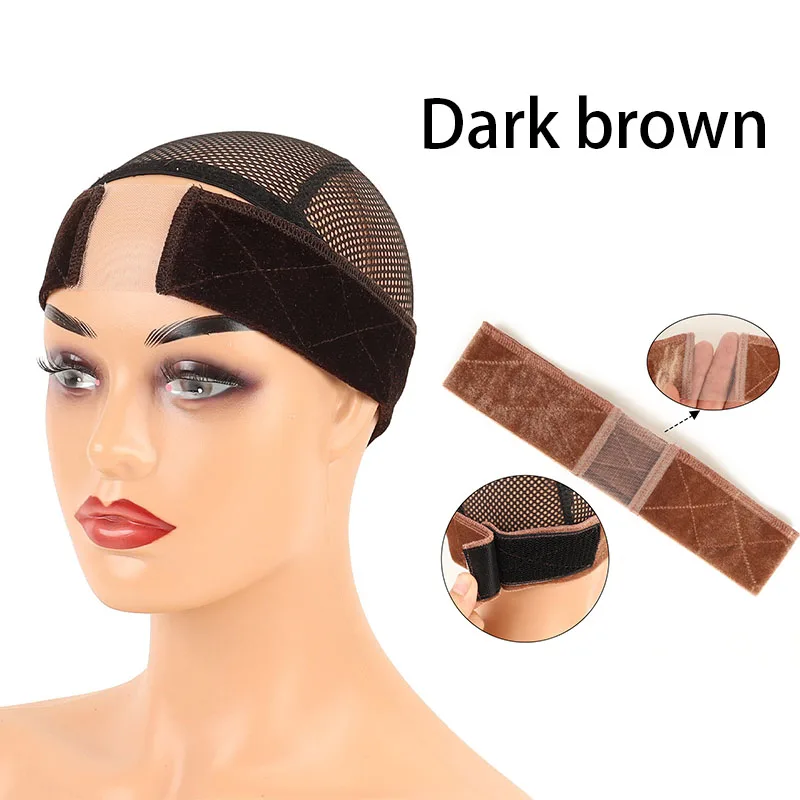 Kanten pruikgreepband voor dames, pruikgrijper met ooruitsparingen Natuurlijke kanten rand, 1 stuks antislip verstelbare pruikhoofdband