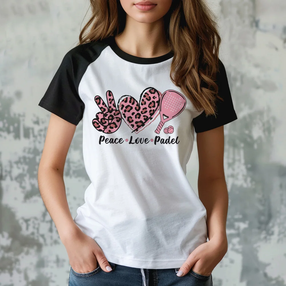 Padel t shirt women summer streetwear designer Tee girl graphic designer clothing