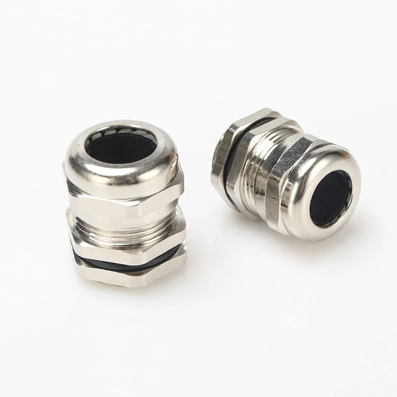 Waterproof Cable Gland Connector IP68 304 Stainless Steel Inox Metric Cable M6 M8 M10 M12 M14 M16 M18 For 3-6.5mm 4-8mm Cable