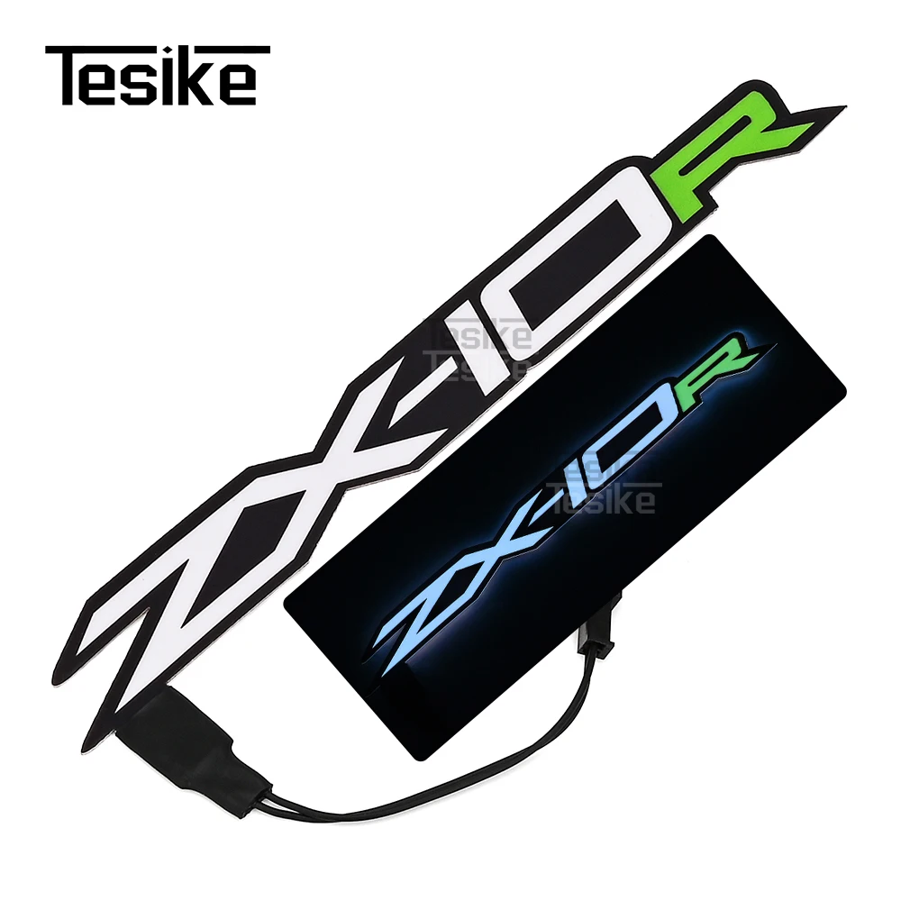 

Motorcycle Body Decoration Illuminated Icon For Kawasaki ZX10R ZX-10R ZX 10R ZX-6R ZX6R ZX 6R Motorcycle Night Cold Light Lamp
