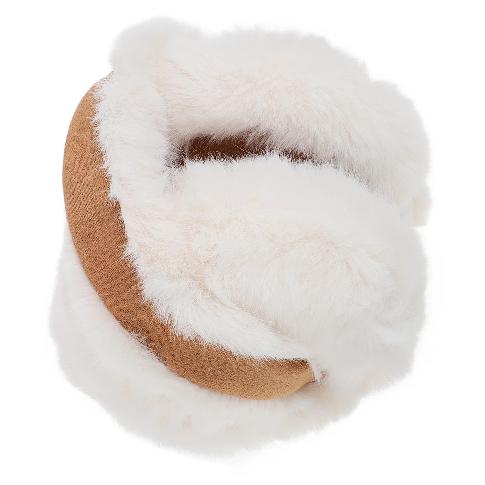 

Thickened Warm Earmuffs Portable Ear Protectors Riding White Covers Kids Foldable Earflap Cold Weather Ear