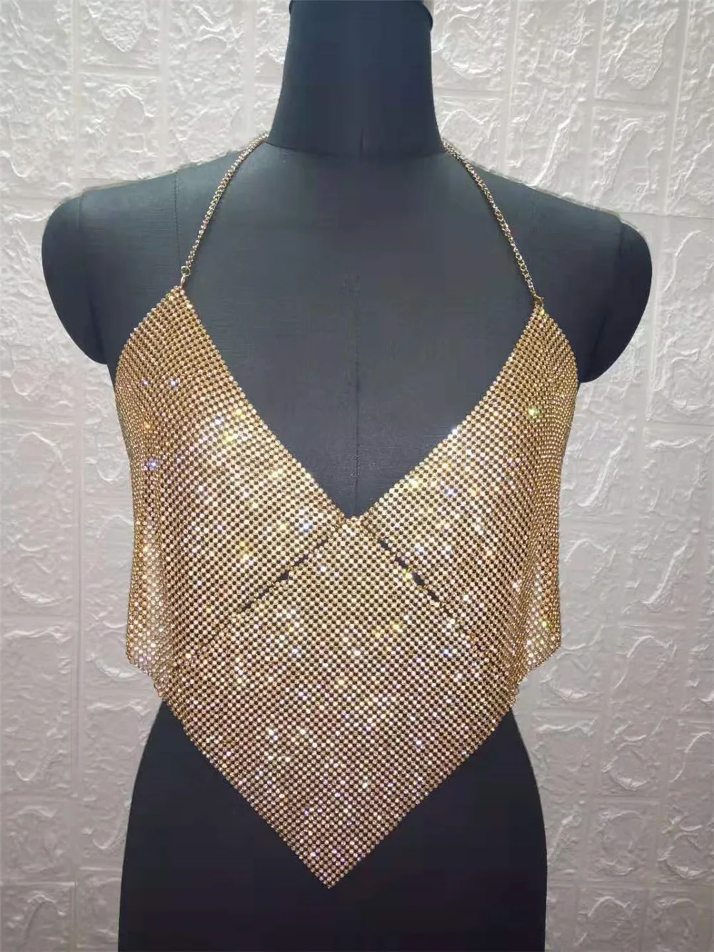 Gold Aluminum Metal Sequin Fabric, DIY Sewing, Sexy Party Dress, 150x45cm