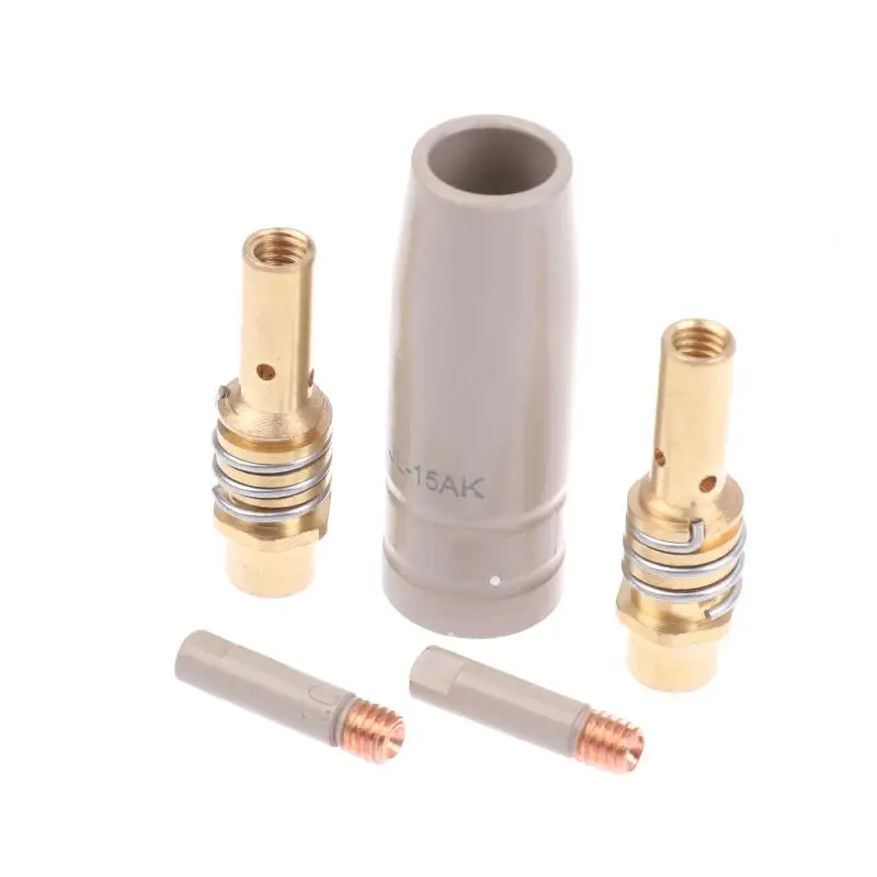 5/14 Stuks 0.8/1.0/1.2mm Lassen Beschermhoes Lassen Mondstuk Tips 15AK Coating Bescherming mondstuk Coating Beschermen Lassen