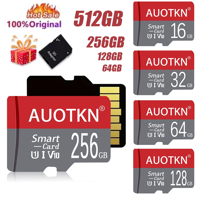 Microsd memory card 8GB 16GB 32GB Class 10 High speed Mini sd card 64GB 128G 256G V10 TF Card for mobile phone computer camera