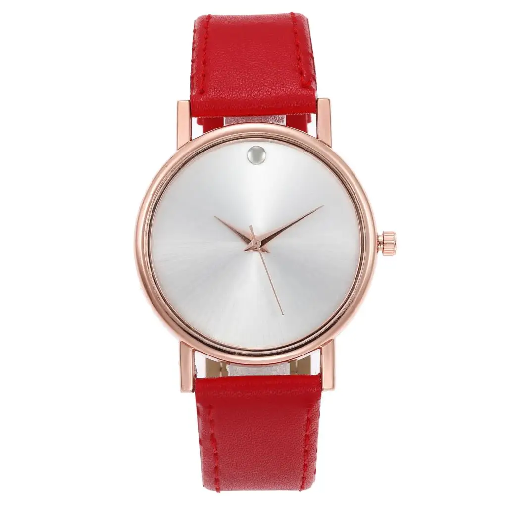 Fashionable casual high quality women personalized simple quartz belt watch student women decorated retro clock retro classic