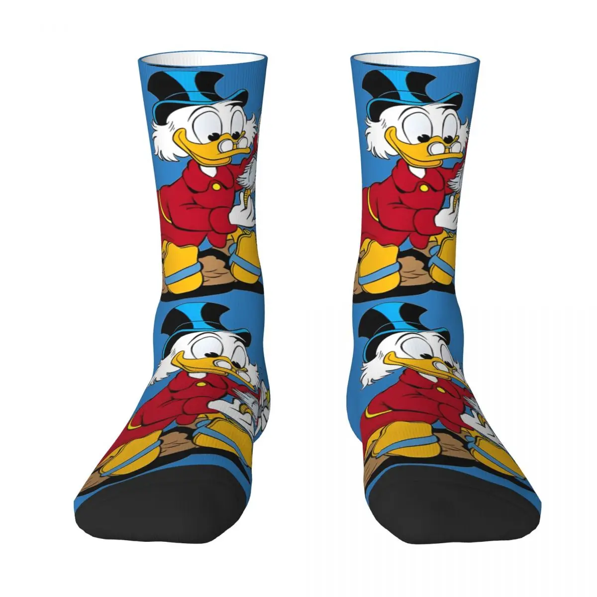 البخيل McDuck العم الجوارب دونالد داك مضحك الكرتون الحديثة جوارب الخريف المضادة للانزلاق النساء الرجال الجوارب جوارب رياضية في الهواء الطلق