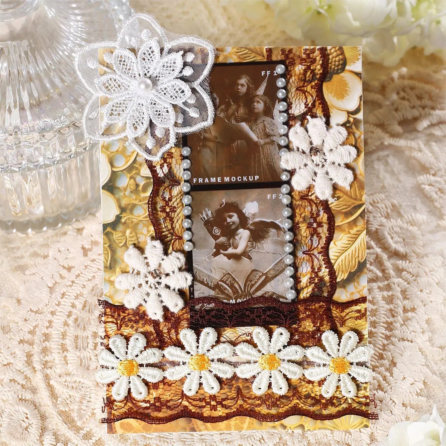 30pcs/lot Memo Pads Material Paper lace border Junk Journal Scrapbooking paper Cards Background Decoration stationery