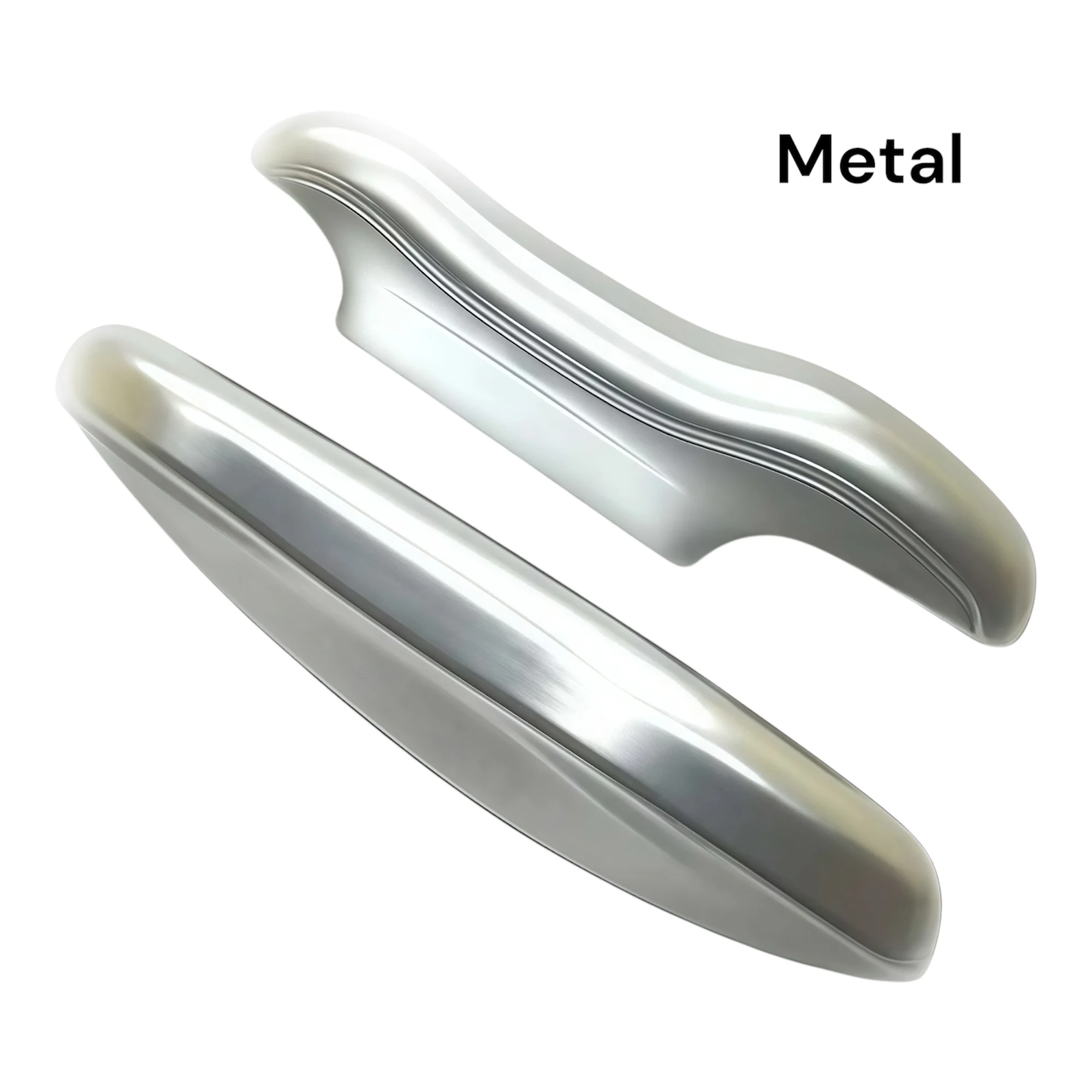 

2 шт. матовый серебристый металлический чехол для ключа для Porsche Cayenne Panamera Macan Taycan Cayman Boxster 911 971 9YA 718 (2017–2024 гг.)